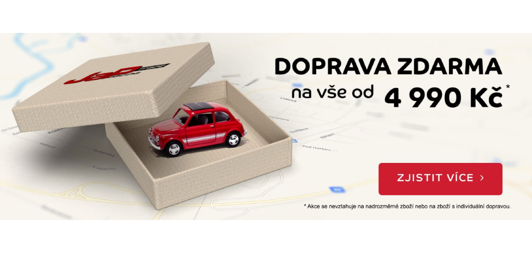 Doprava zdarma od 4990 Kč